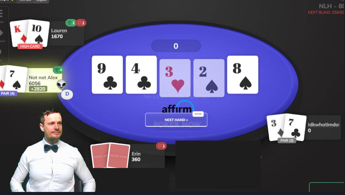 Custom Poker Table - Purple