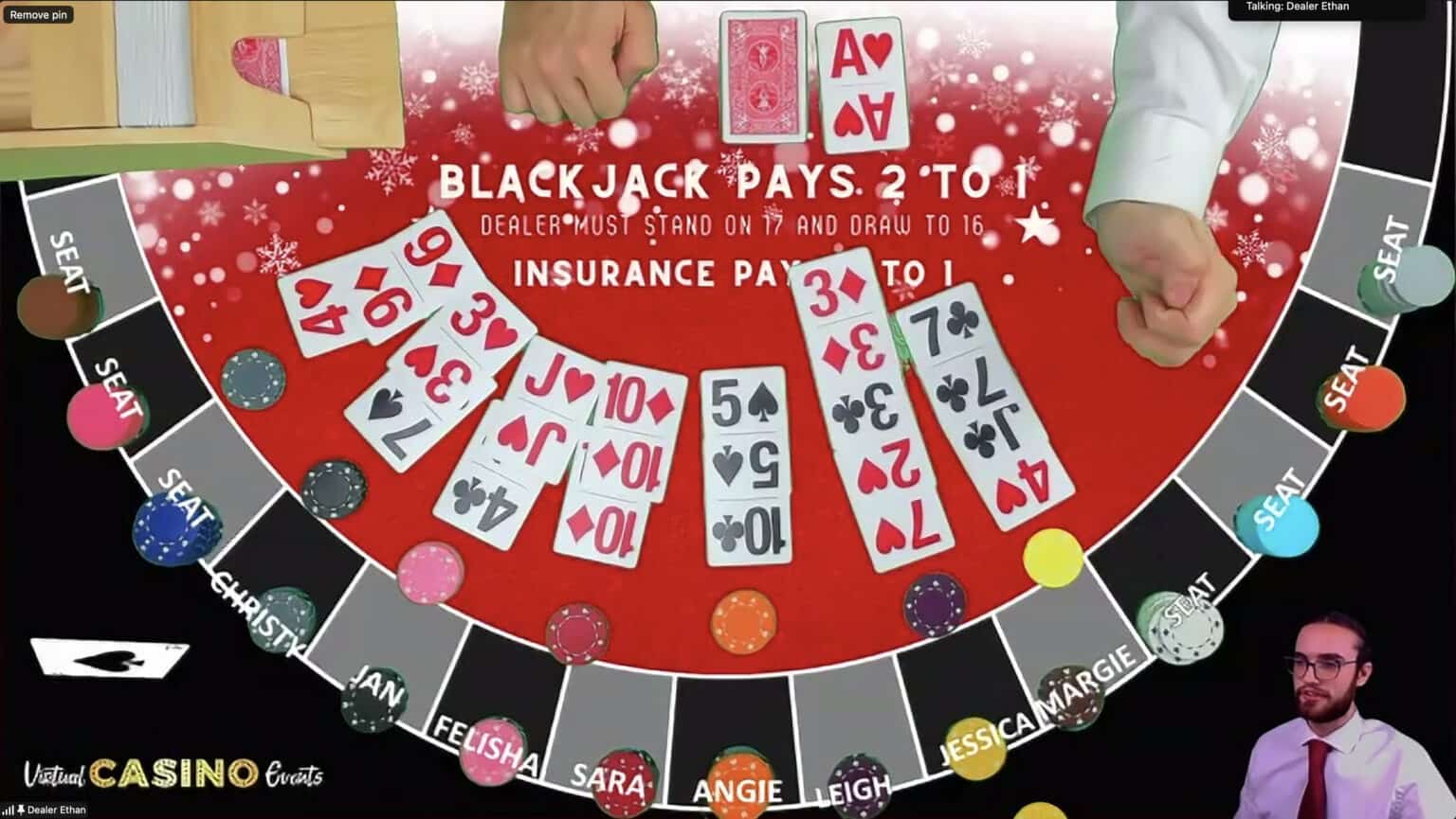 Blackjack Casino Virtual Festive