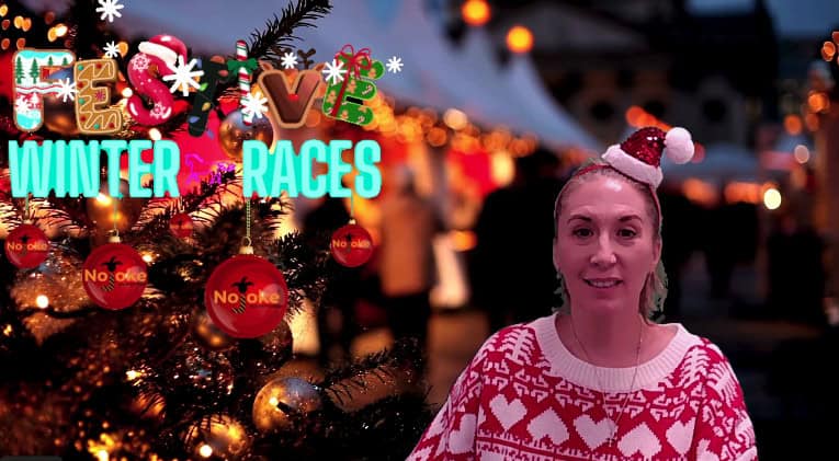 Festive Winter Sports Racing Host